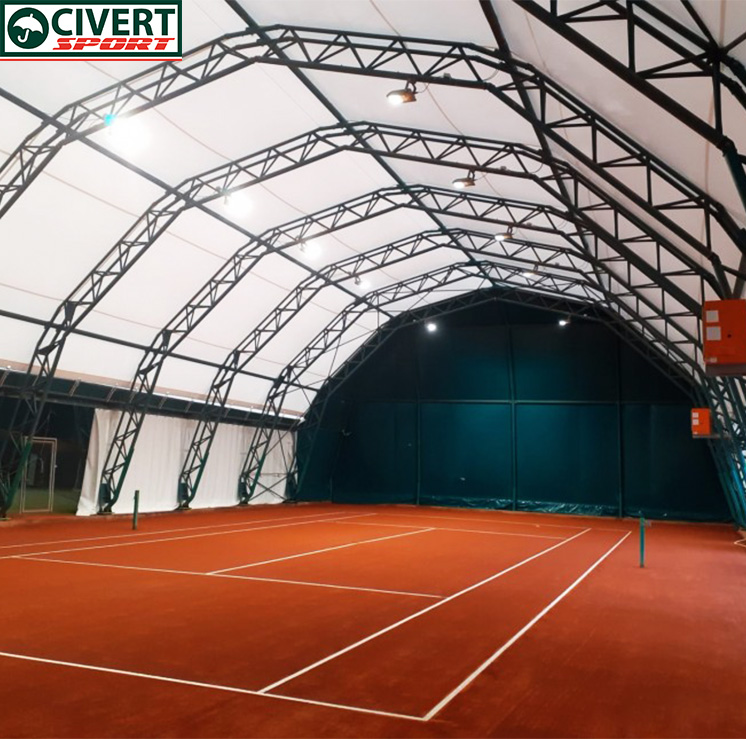 Copertura sportiva per campo da tennis